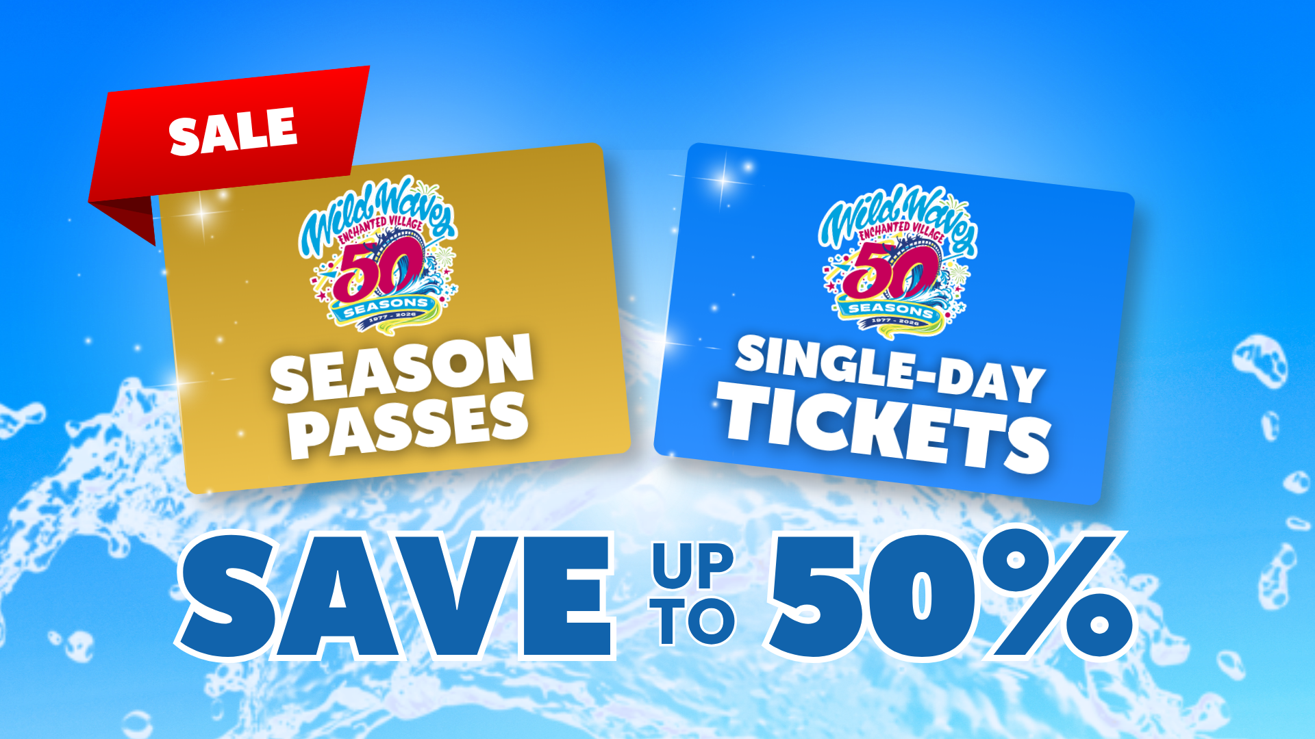 Magic Springs Flash Sale - Bug (1) Free upgrade to Gold when you purchase a Regular Season Pass for $72.99
